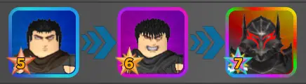 Guts ASTD 7 Star Evolution