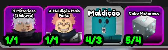 Mysterious X Final ASTD Satoru Gojo - Evolução