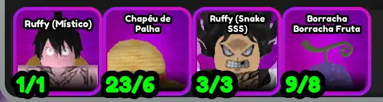Ruffy (5th Form) astd roblox - evolução