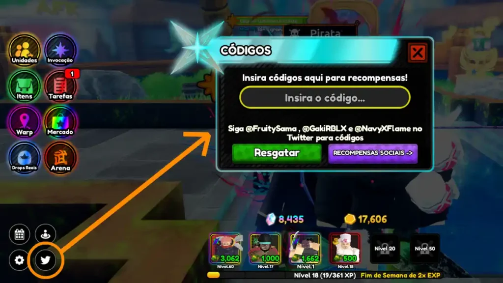 Como resgatar os códigos All Star Tower Defense X